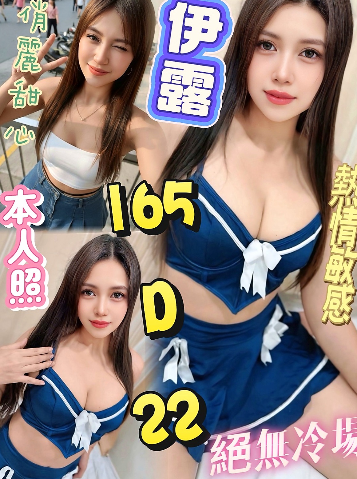 仁武叫茶：艾蜜 |公司鹹濕秘書|165cm|43kg|D罩杯|18歲|誘惑的表情 配合度大 還喜歡玩八爪椅    之前出來過兩次 約過她的客人都很喜歡