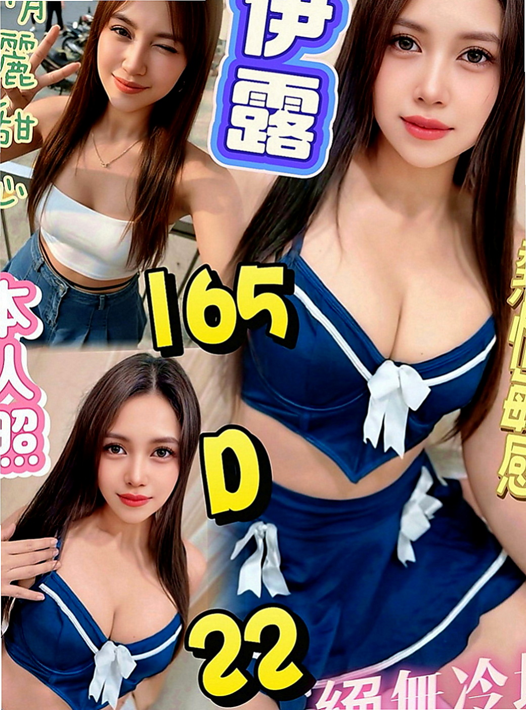 仁武叫茶：艾蜜 |公司鹹濕秘書|165cm|43kg|D罩杯|18歲|誘惑的表情 配合度大 還喜歡玩八爪椅    之前出來過兩次 約過她的客人都很喜歡